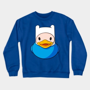 Adventure Time Finn Rubber Duck Crewneck Sweatshirt